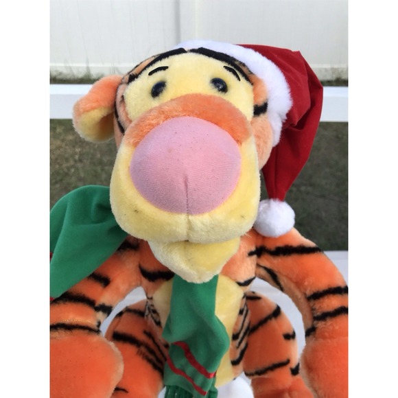 Vintage Talking Bouncing Tigger 22" Animated Christmas Greeter Disney Pooh Telco - Picture 4 of 16